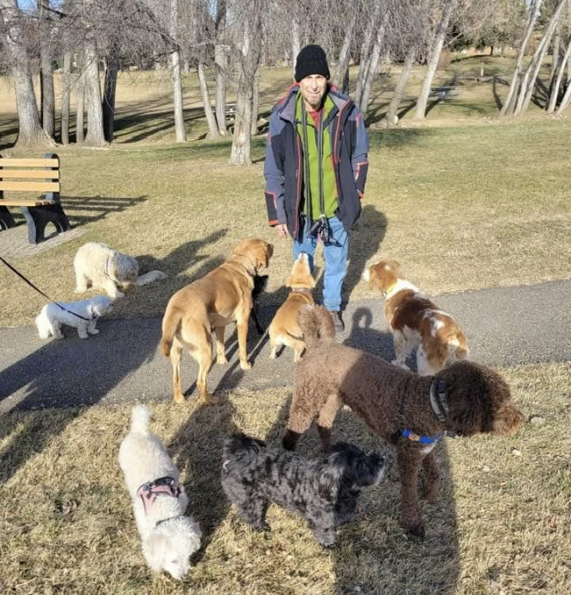 Yappy Hour in the park with Yuki, PeeWee, Winnie, Daisy, Mouse, CoCo, Ollie, and Danny